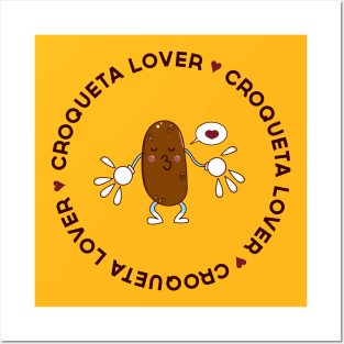 croqueta lover Posters and Art